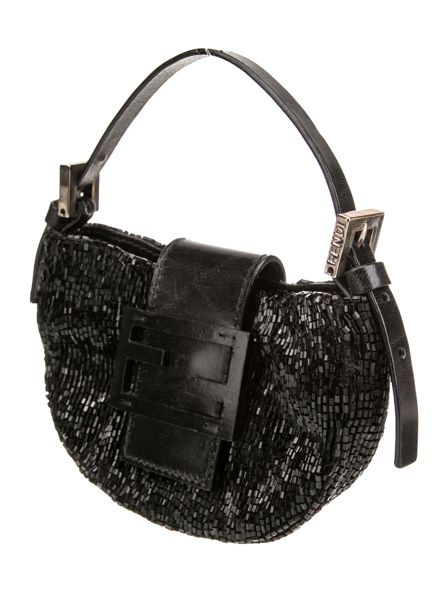 Fendi Sequins Micro Croissant